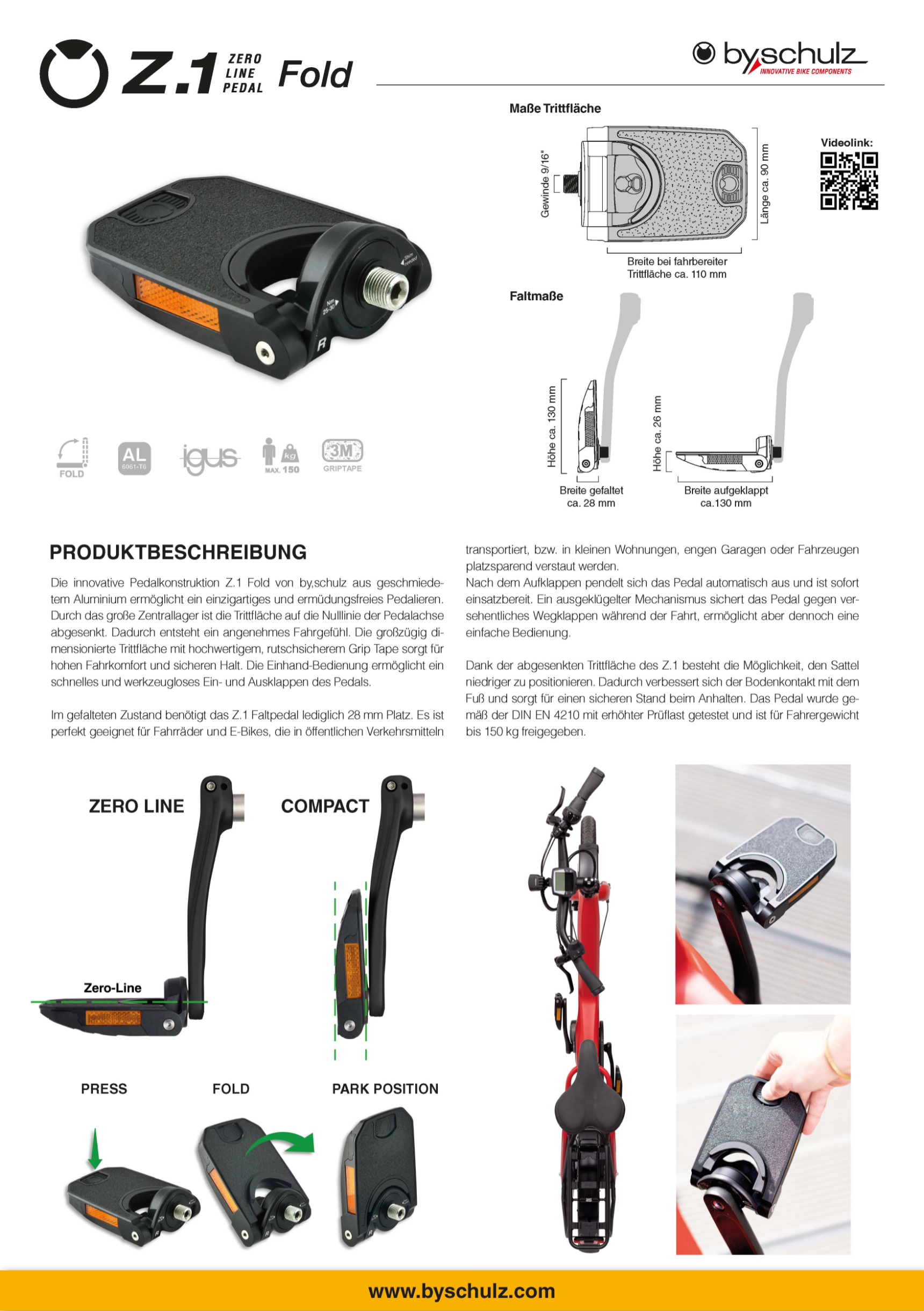 Z.1 Z-Line Fold Pedal – Preisträger 2023
